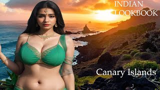 4K AI Art Indian Lookbook in the Canary Islands