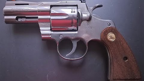 3" Colt Python sight-in