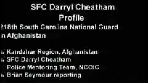 Personal Profile of a TRUE  Hero - CSM Darryl Chea...