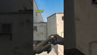 Huge Mid Doors Smoke From Spawn On Dust 2 #shorts #cs2