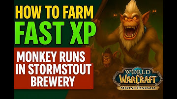 INSANE Monkey XP Farm in MoP Classic! 🐒 Stormstout Brewery Power Leveling Guide