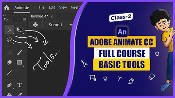Adobe Animate CC Bangla Tutorial | Class 2 | Basic Tools Adobe Animate | 2D Animation Course Bangla