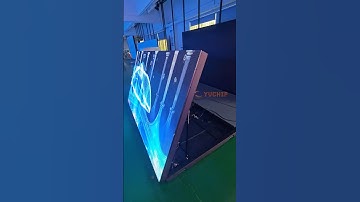 This LED screen can help you showcase your brand better. #ledscreen #leddisplay #ledwall #yuchip