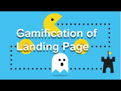 Landing page gamification
