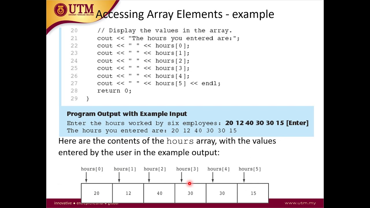 Programming Concept Lecture 5 Part 1 Arrays - YouTube