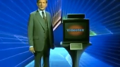 1983 AT&T Archives  The Viewtron System and Sceptre Videotex Terminal