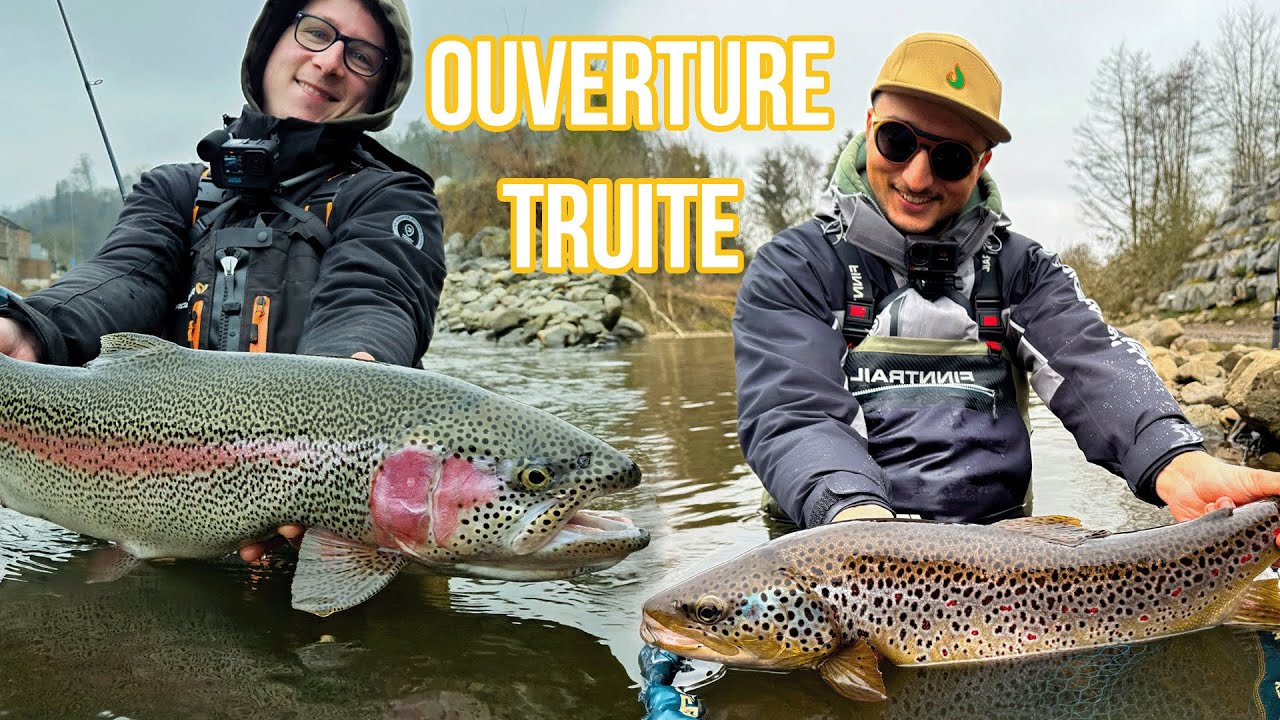 🐟 GROSSES TRUITES en folie ! Ouverture truite au leurre (feat @Tristan Hedouin )