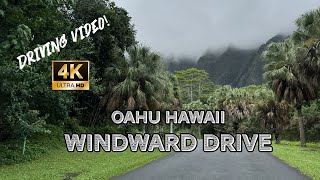 Hawaii Driving Experience POV: From downtown Honolulu to Kailua to Kaneohe and back 4K