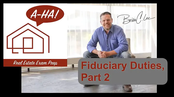 A-Ha! Real Estate Exam Prep: Fiduciary Duties, Part 2 Disclosure, Accounting, Confidentiality