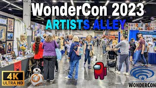 WonderCon 2023 ARTIST ALLEY - Convention Hall C Saturday Full Walkthrough - 4K 60fps