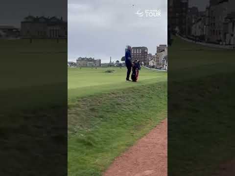 Tommy Fleetwood's 1 in 1 million lucky golf shot at St Andrews 🤯