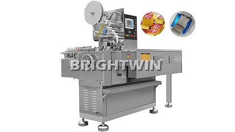 4g chicken beef bouillon cube paper film wrapping side sealing machine with easy to tear strip
