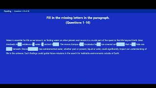 TOEFL Reading practice test 2026