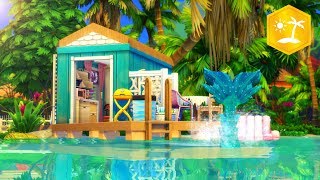 MERMAID TINY HOUSE // Sims 4 Speed Build