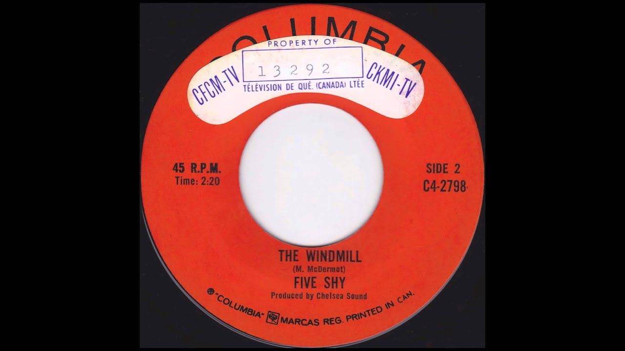 Guarda Five Shy - The Windmill (1968) su YouTube Guarda Five Shy - The Windmill (1968) su YouTube