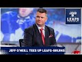 Interview jeff oneill helps tee up toronto maple leafs vs boston bruins round 1 matchup