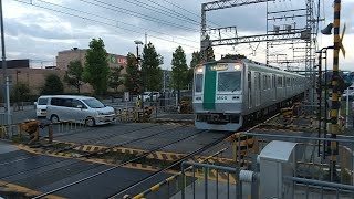 京都市営地下鉄10系1105Fの普通国際会館行き 寺田駅