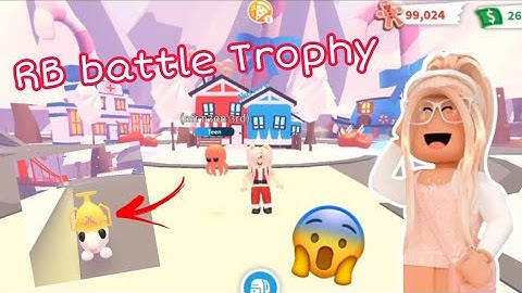 How to get *RB Battle Trophy* in Adoptme 🏆 ( Roblox )
