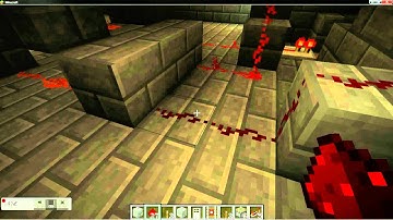 Minecraft: Use two switches to toggle one output.