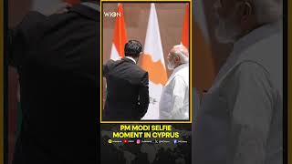 Cyprus President Takes a Selfie With PM Modi | WION SHORTS