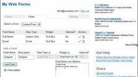 How to create a free HTML form with FormSmarts