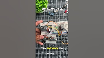 RF-Nano = Arduino Nano + NRF24L01 built-in + USB Type C. Praktis & powerful ! #RF-NANO #nanov3 #diy