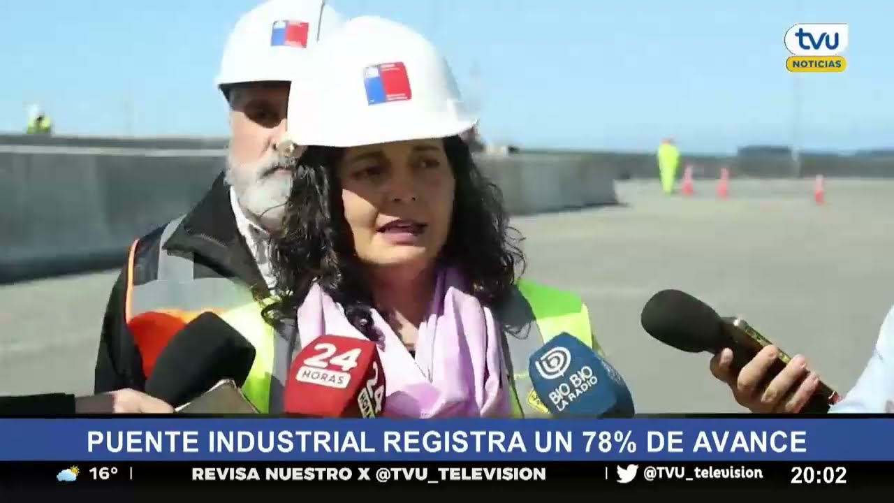 Puente Industrial presenta 78% de avance: anuncian desvíos de tránsito