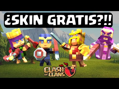 SKIN GRATIS Clash of Clans? 👑 Rey 🏹 Reina 🛡 Luchadora 📖 Centinela pixelado pixelada ❓10 ANIVERSARIO