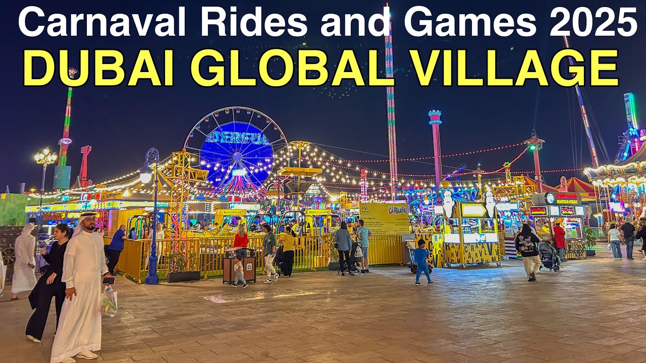 Thrill Rides & Fun Games at Global Village Dubai 2025 🎠🎯
