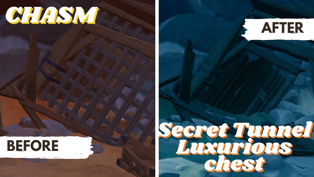 The Chasm Secret Tunnel Luxurious Chest | Fast and Best Step by Step Explanation.