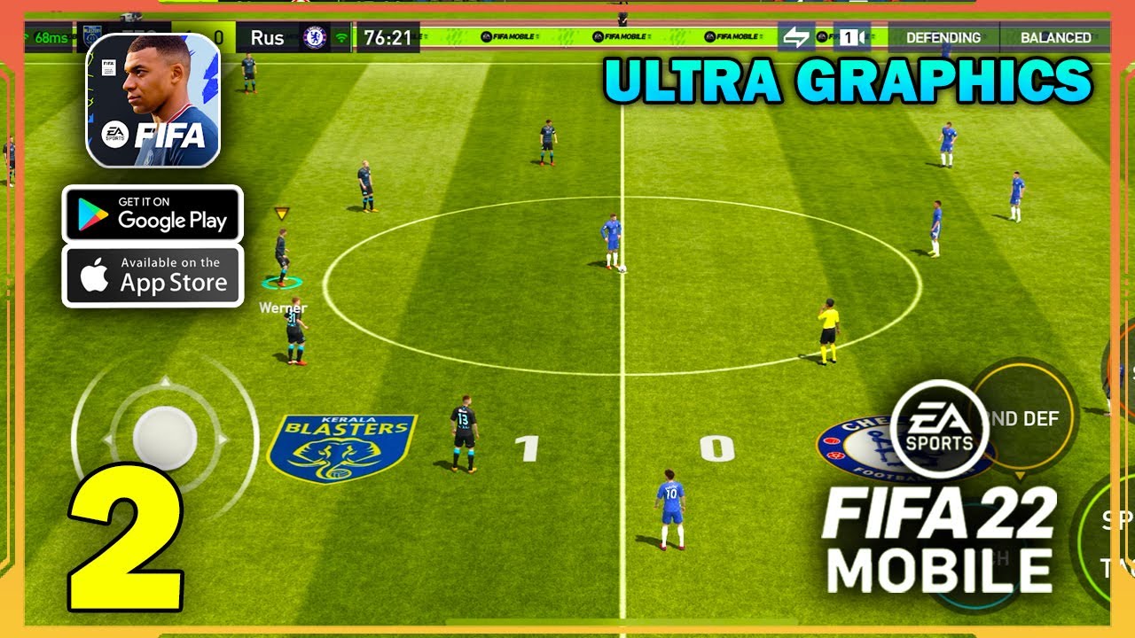 FIFA 22 ANDROID GAMEPLAY  How to Play FIFA 22 MOBILE Game WITH