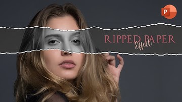 Ripped Paper Effect in PowerPoint | Torn Paper Effect in PowerPoint
