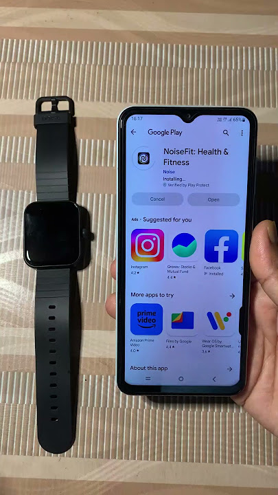 How to connect noisefit smart watch to mobile #shorts #youtubeshorts