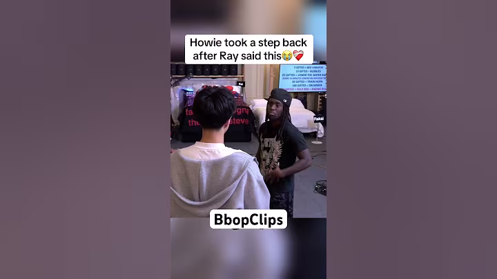 Howie took a step back after Ray said this😭❤️‍🩹 #funny