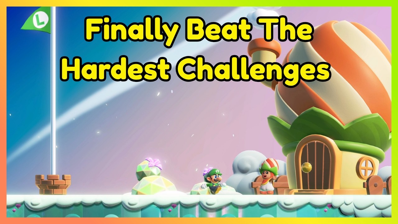 Finally Beat The Hardest Challenge Super Mario Bros Wonder - YouTube