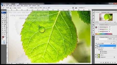 Photoshop Tutorials: How to Create a Water Drop Effect using Photoshop