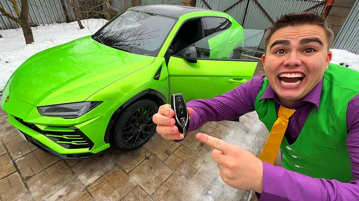 Mr. Joe Found Car Keys in Snowdrift from Lamborghini Urus for Racing VS Camaro