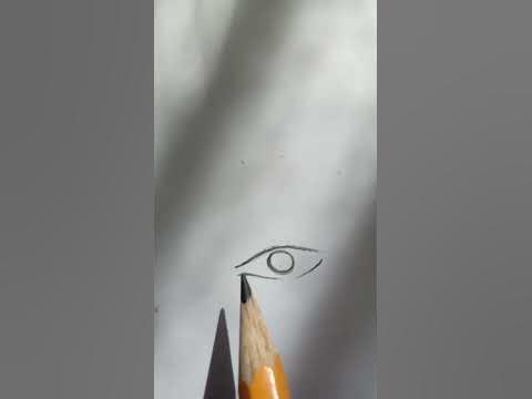 Тутор как нарисовать глаз👁👄👁 - YouTube