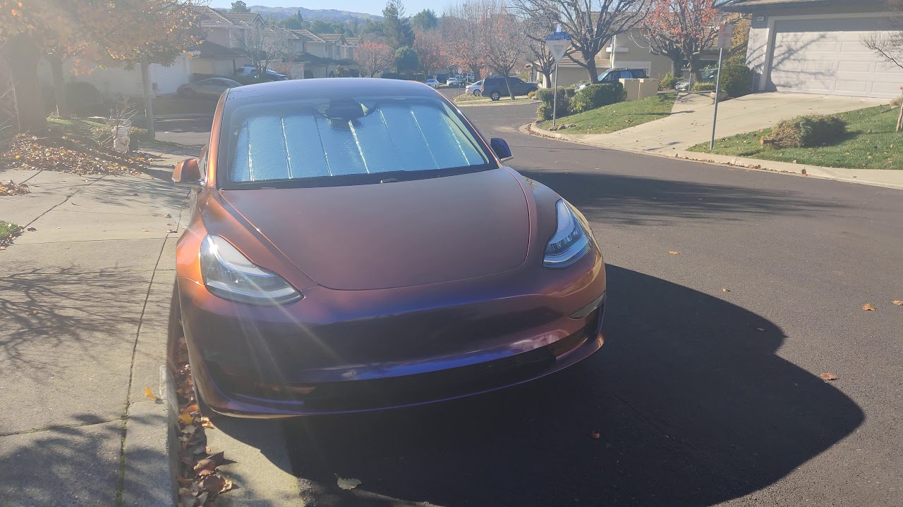 New Tesla color shifting wrap. YouTube