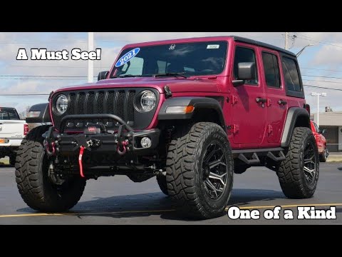 Limited Edition! Tuscadero - Lifted 2021 Jeep Wrangler - SCA Performance Black  Widow - YouTube