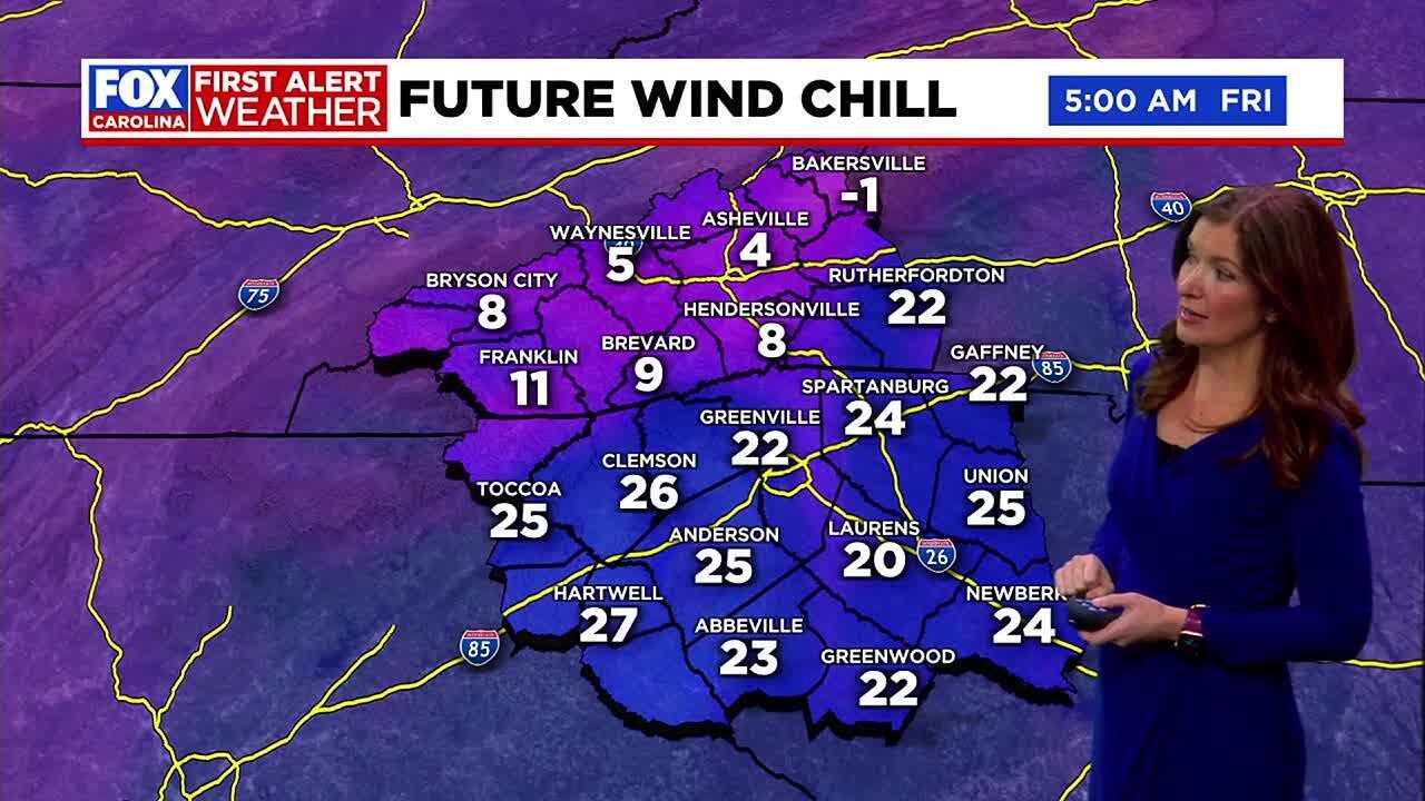 Very cold start to the day Thursday with gusty winds; gradually warming ...