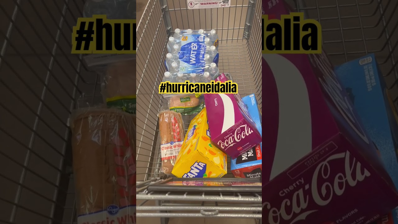 Shop with me for hurricane idalia ! 