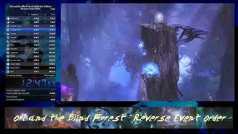 Speedrun : Ori and The Blind Forest : Reverse Event Order : 50:40.16
