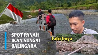 PANAH IKAN DI SUNGAI BALINGGARA‼️ SAMBIL MENIKMATI INDAHNYA ALAM | NGKAI KODI