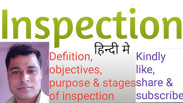 Inspection | Quality inspection | incoming inspection |In process inspection |finish good inspection