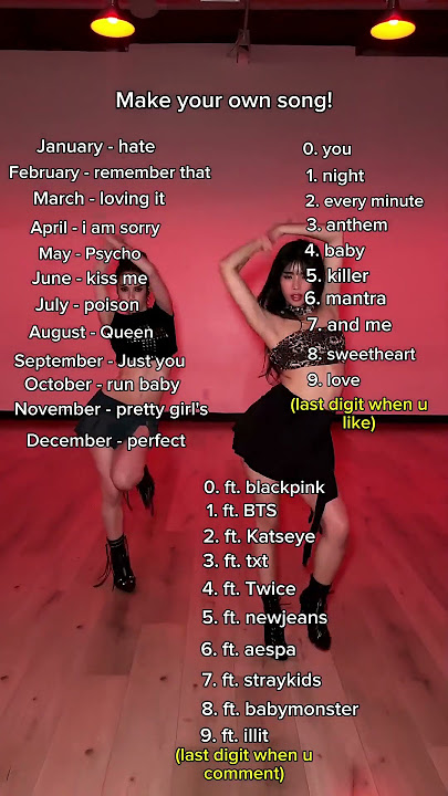 make your own song! 🎤 #kpop #katseye #song #shorts