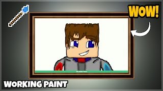 Mcpe | Working Paint using Commands (Showcase)