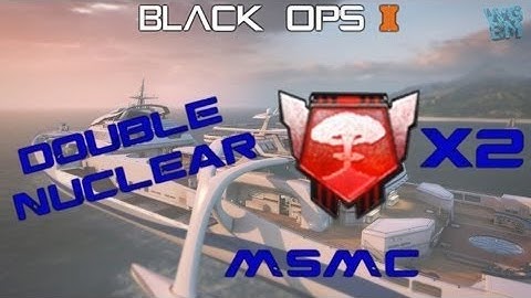 Black Ops 2: Double Nuclear on Hardpoint w/ MSMC