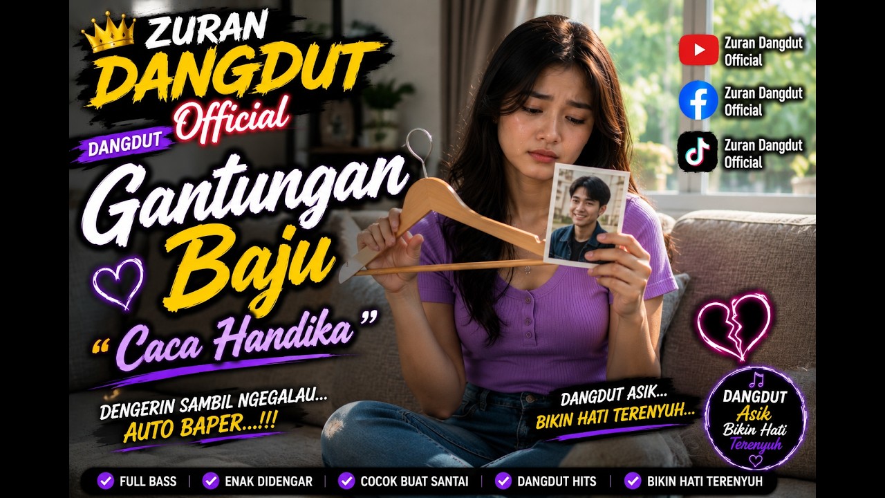 GANTUNGAN BAJU VERSI CEWEK - CACA HANDIKA | COVER DANGDUT | ZURAN DANGDUT OFFICIAL