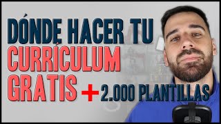 Dónde hacer tu currículum GRATIS | Miles de plantillas premium gratuitas screenshot 3